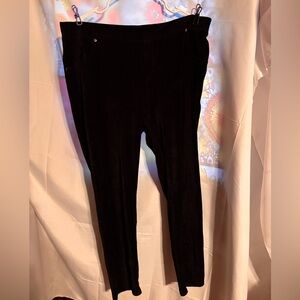 Just Be Black Velvet Type Pants